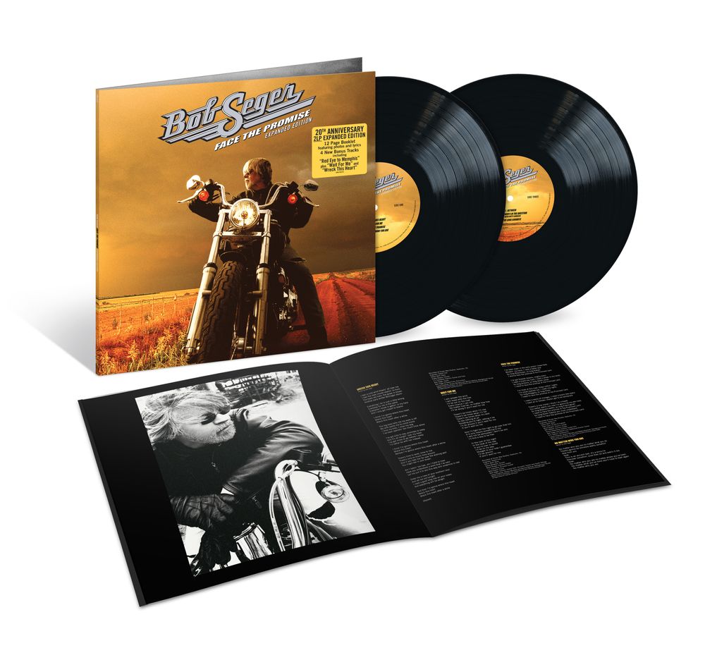 the album cover for Bob Seger - Face The Promise - 20th Anniversary Expanded Edition