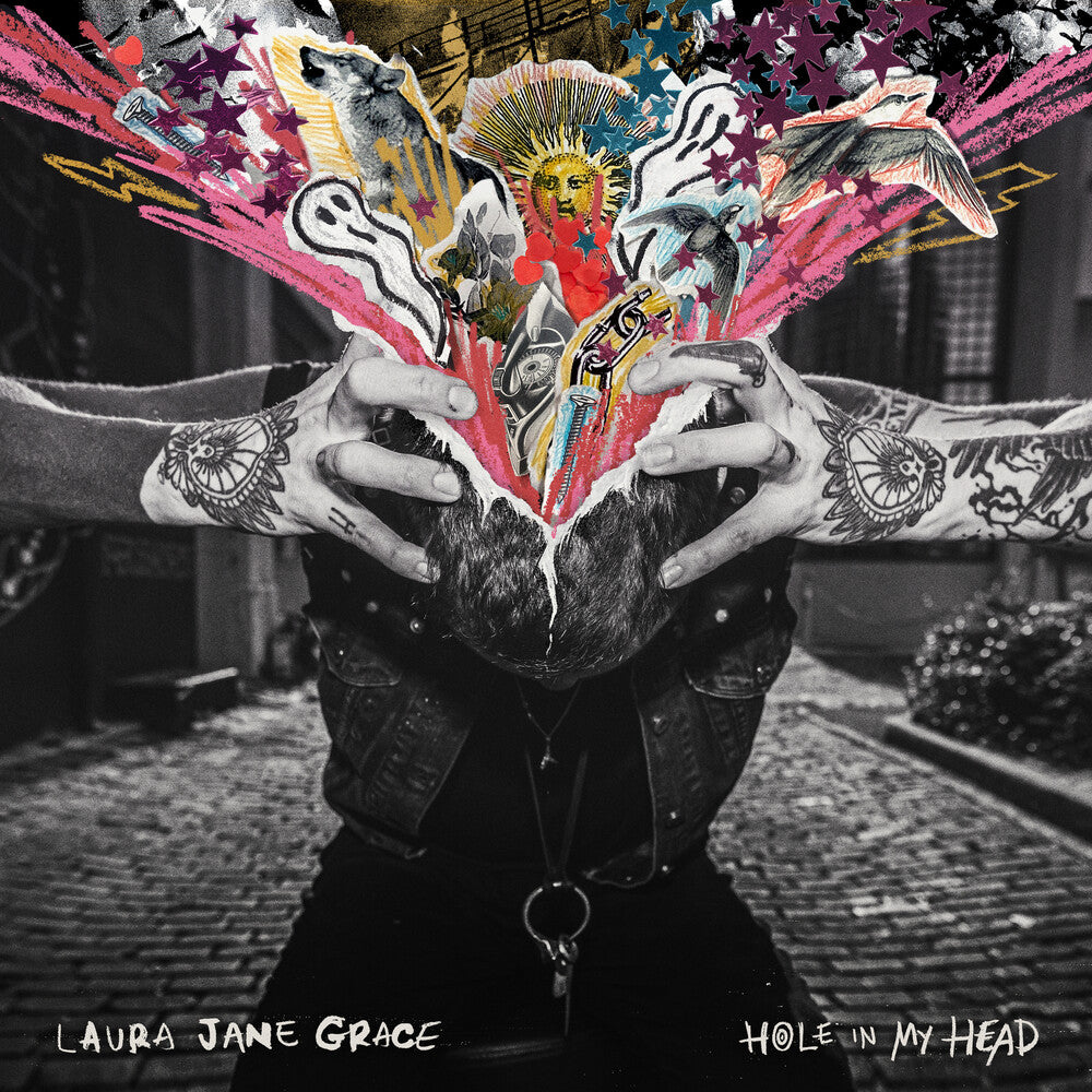 the album cover for Laura Jane Grace - Hole In My Head