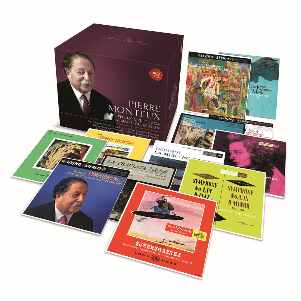 the album cover for Pierre Monteux - Pierre Monteux-The Complete Rca A (Fra)