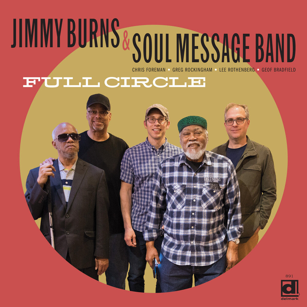 the album cover for Jimmy Burns - Full Circle