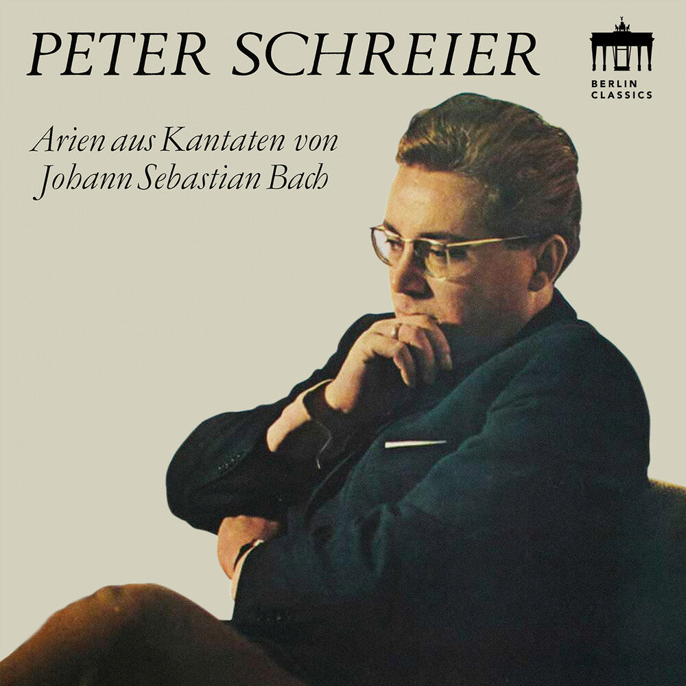 the album cover for Peter Schreier - Arien Aus Kantaten Von Johann Sebastian Bach
