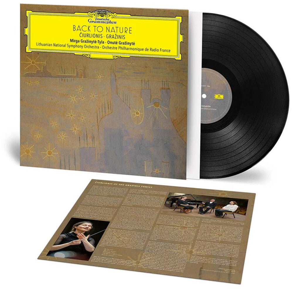the album cover for Grazinyte-Mirga Tyla / Grazinyte,Onute - Back To Nature: Ciurlionis & Grazinis