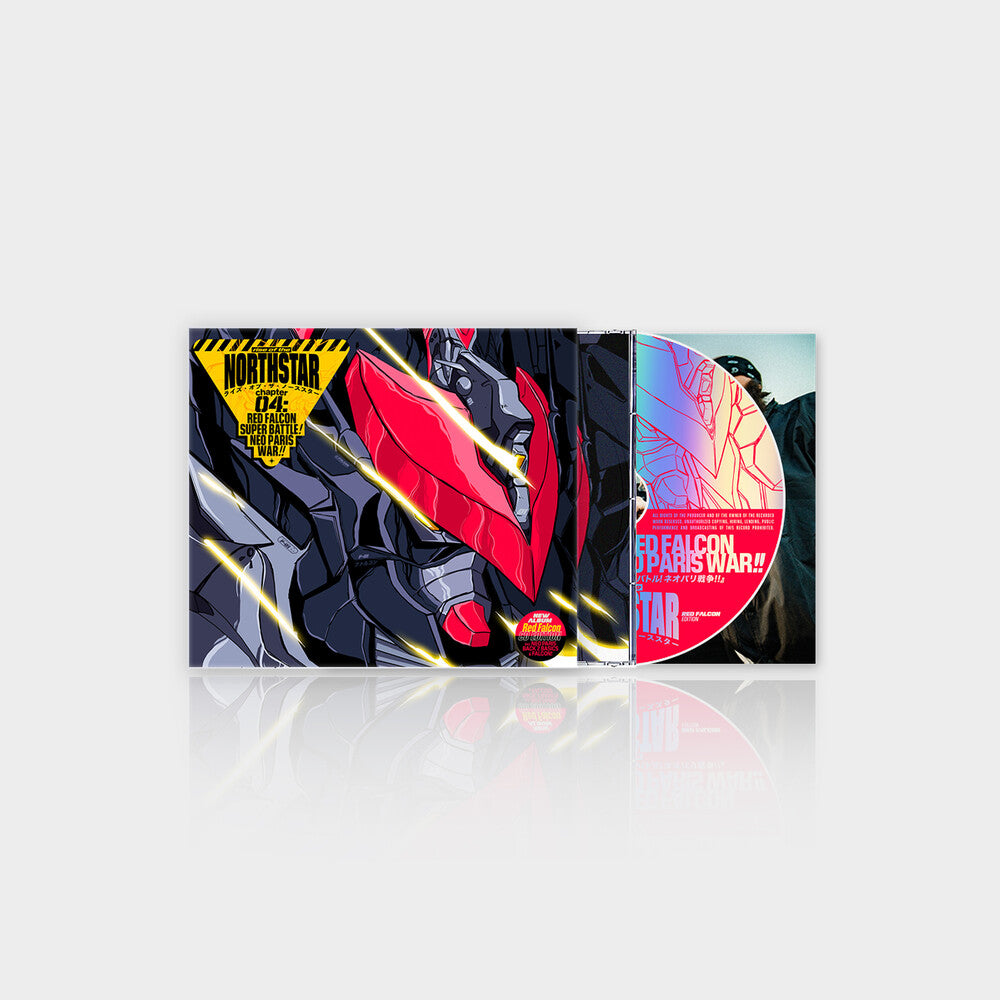 the album cover for Rise Of The Northstar - Chapter 4 : Red Falcon Super Battle Neo Paris War