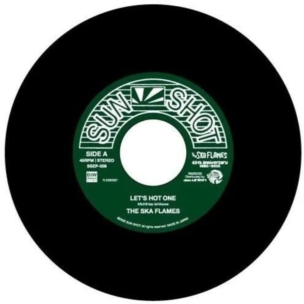 the album cover for Ska Flames - Let's Hot One / Hello Long Goodbye