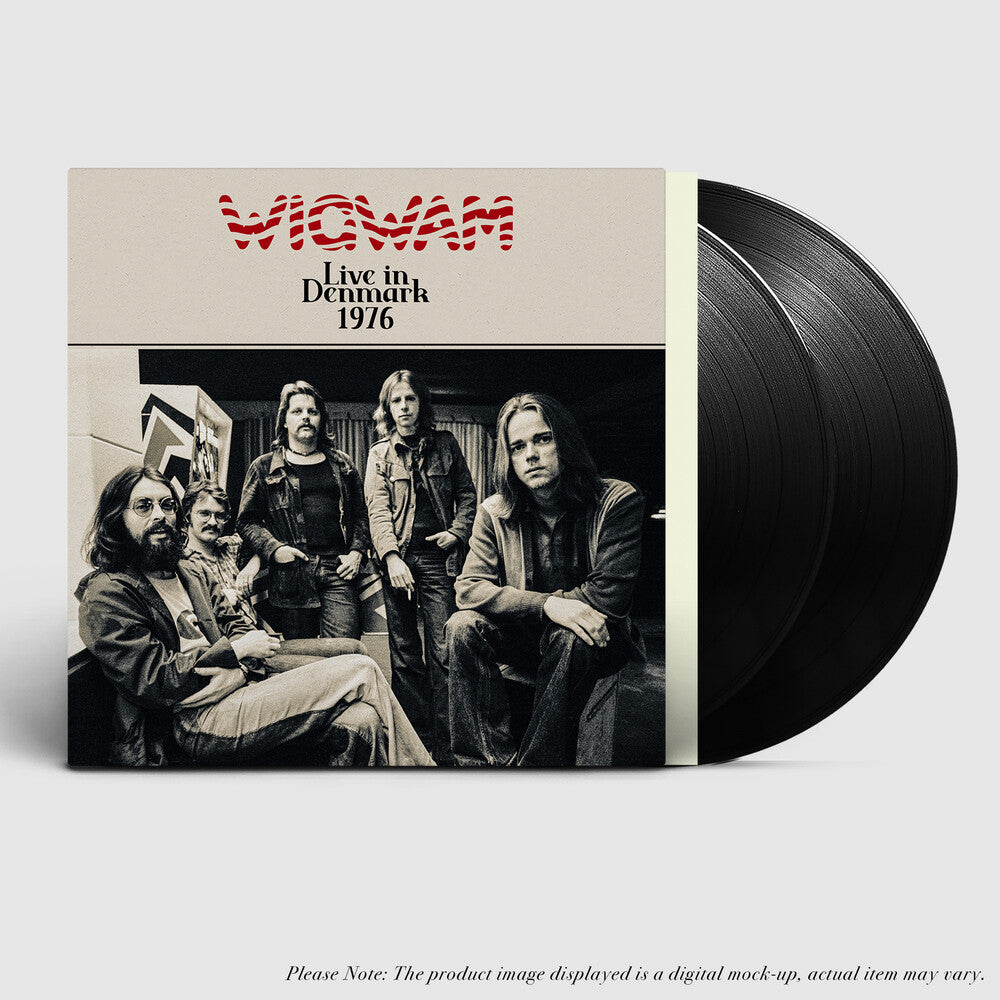 the album cover for Wig Wam - Live In Denmark 1976