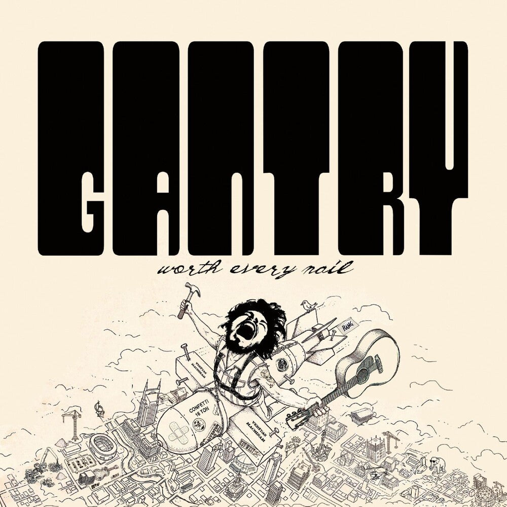 the album cover for Chris Gantry - Worth Every Nail