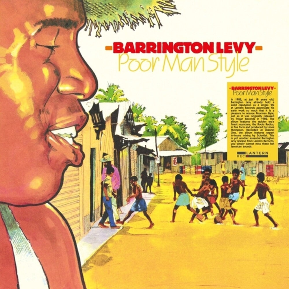 the album cover for Barrington Levy - Poor Man Style