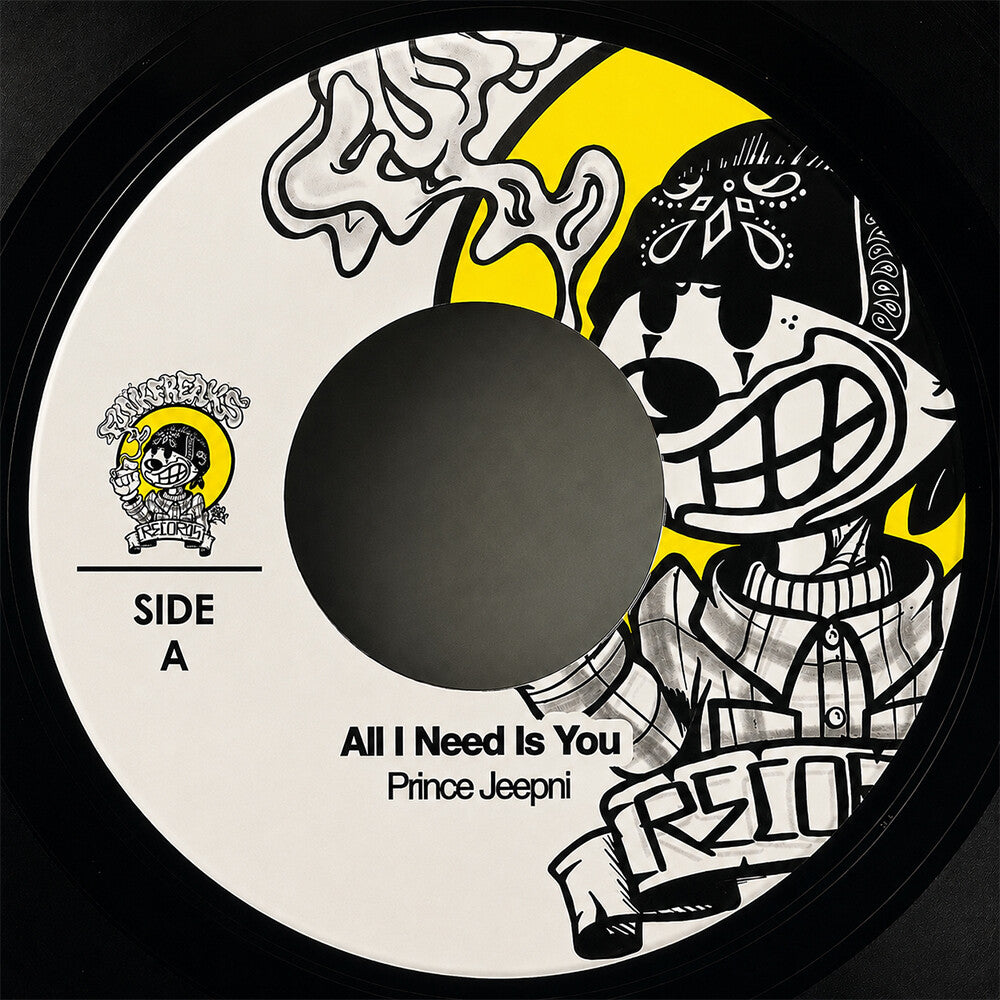 the album cover for Prince Jeepni - All I Need Is Your Love B/W Psycho For Your Love