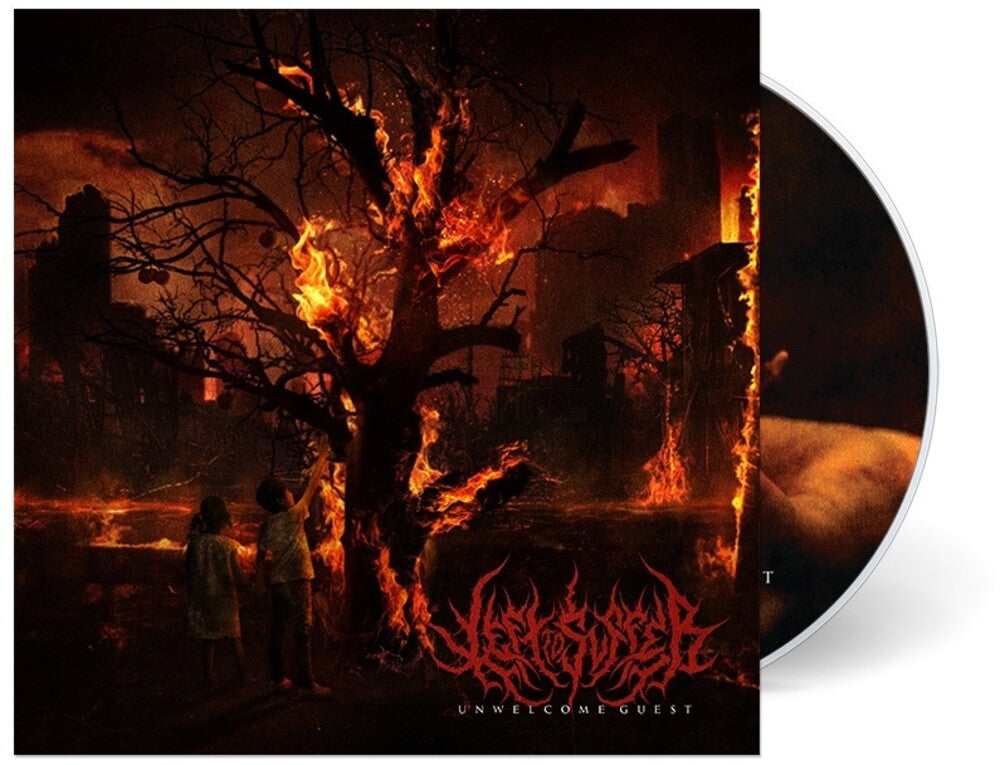 the album cover for Left to Suffer - Unwelcome Guest