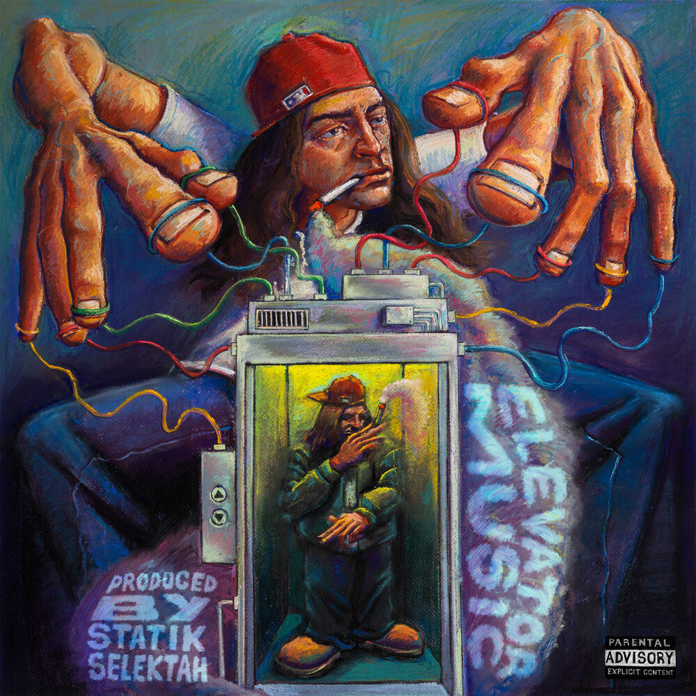 the album cover for Lord Sko / Statik Selektah - Elevator Music