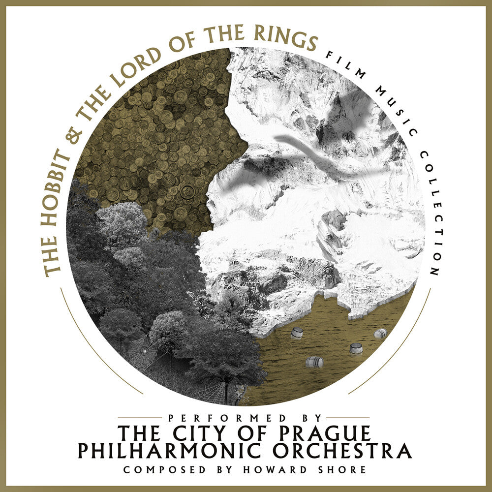 the album cover for City Of Prague Philharmonic Orchestra - The Hobbit & The Lord of the Rings: Film Music Collection