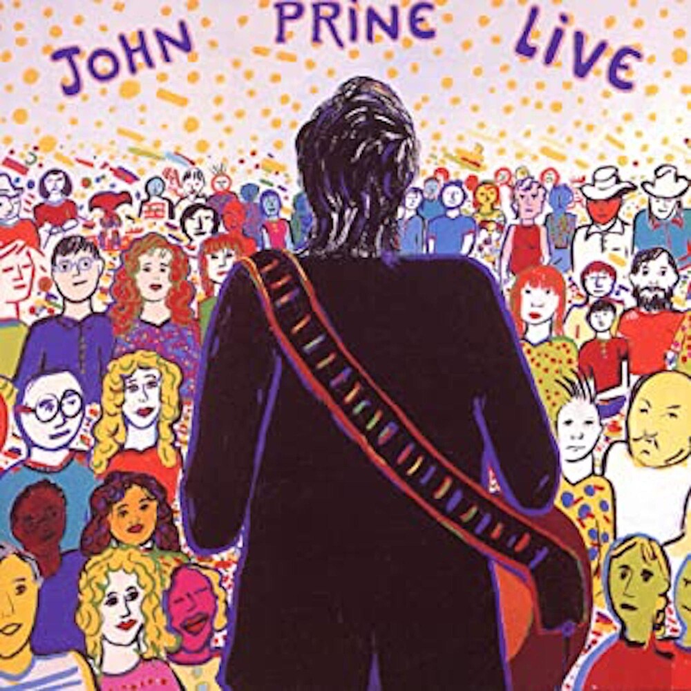 the album cover for John Prine - John Prine Live [LP]