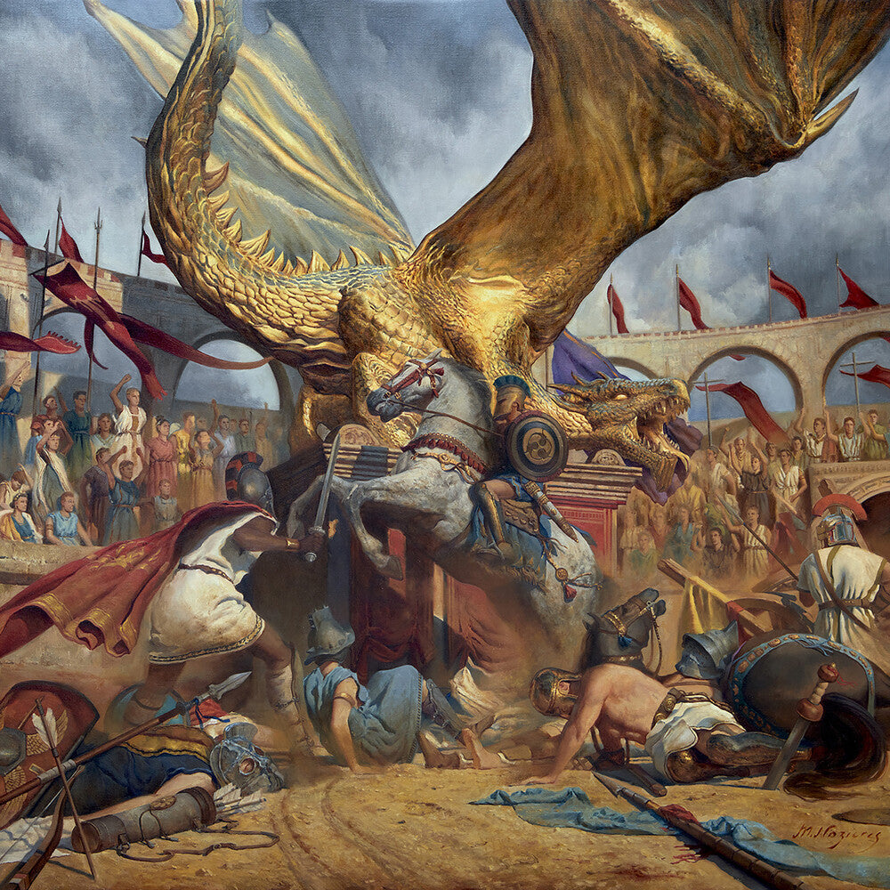 the album cover for Trivium - In The Court Of The Dragon