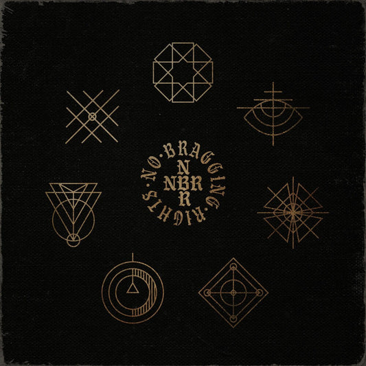 No Bragging Rights - No Bragging Rights [Indie Exclusive Limited Edition Half Gold/Half Clear w/Heavy Black Splatter LP]