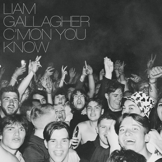 the album cover for Liam Gallagher - C'mon You Know [Indie Exclusive Limited Edition Clear LP]