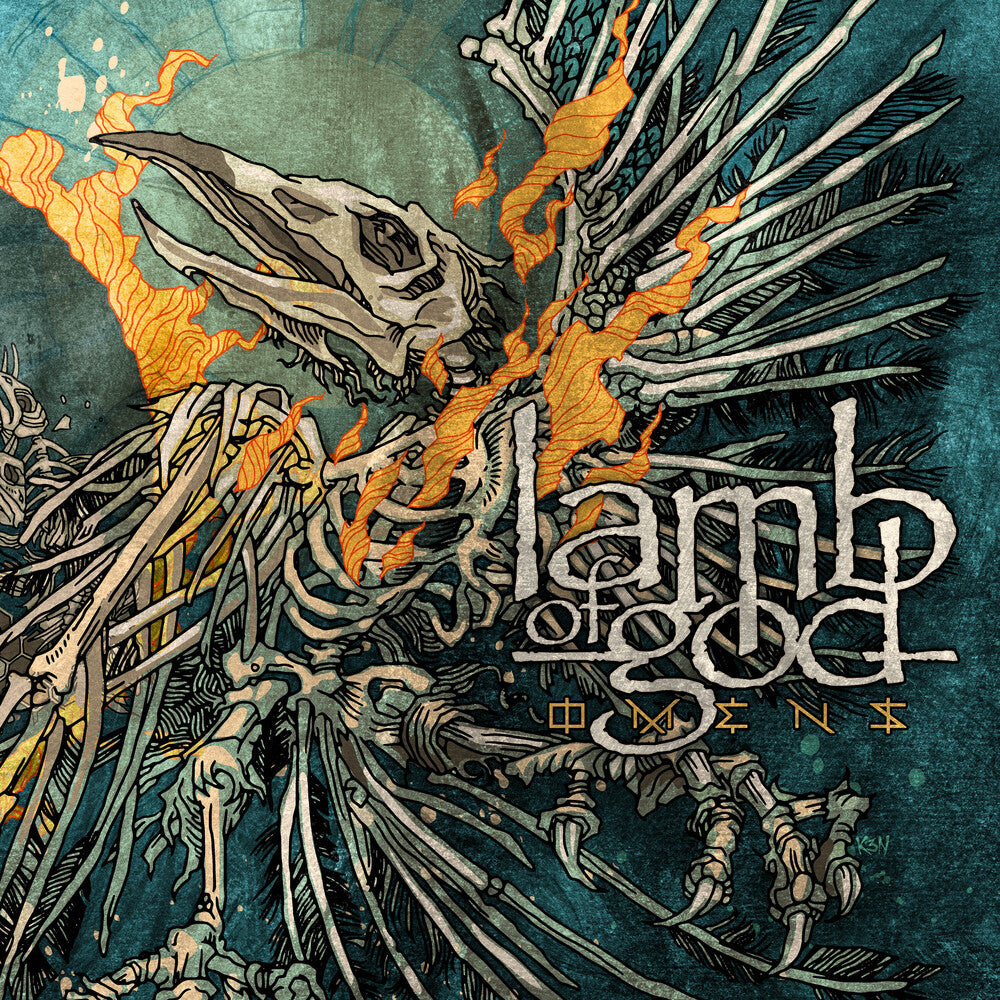 the album cover for Lamb Of God - Omens