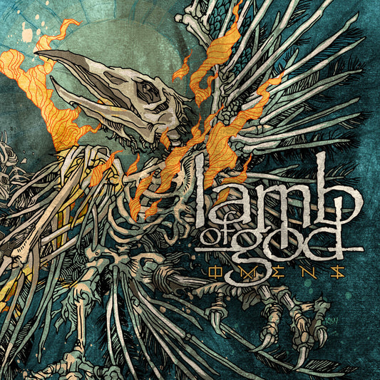 the album cover for Lamb Of God - Omens