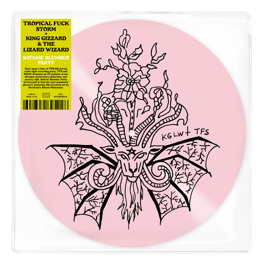 King Gizzard & The Lizard Wizard - Satanic Slumber Party EP [Limited Edition Pink Silkscreened Vinyl]