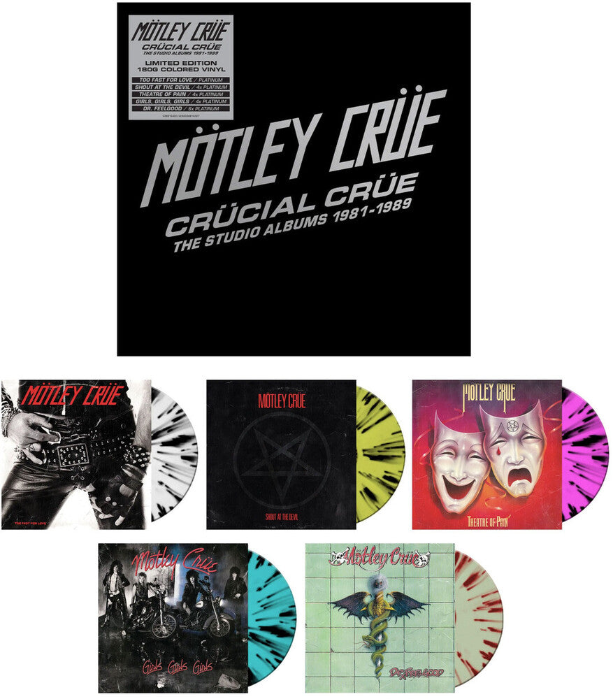 Motley Crue - Crucial Crue: The Studio Albums 1981-1989 [Limited Edition LP Box Set]