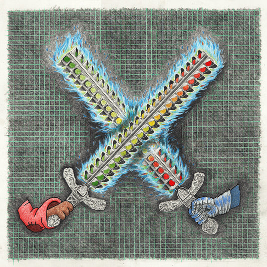 Fievel Is Glauque - Flaming Swords [Colored Vinyl]