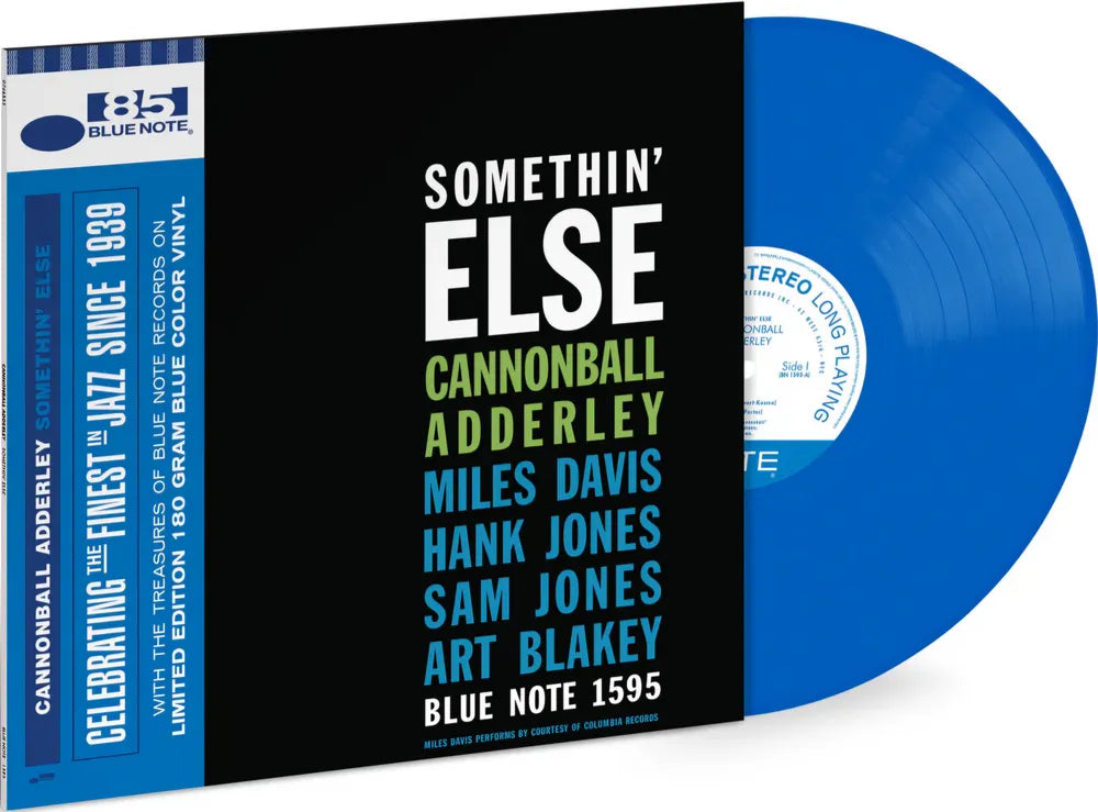the album cover for Cannonball Adderley - Somethin' Else [Blue LP]