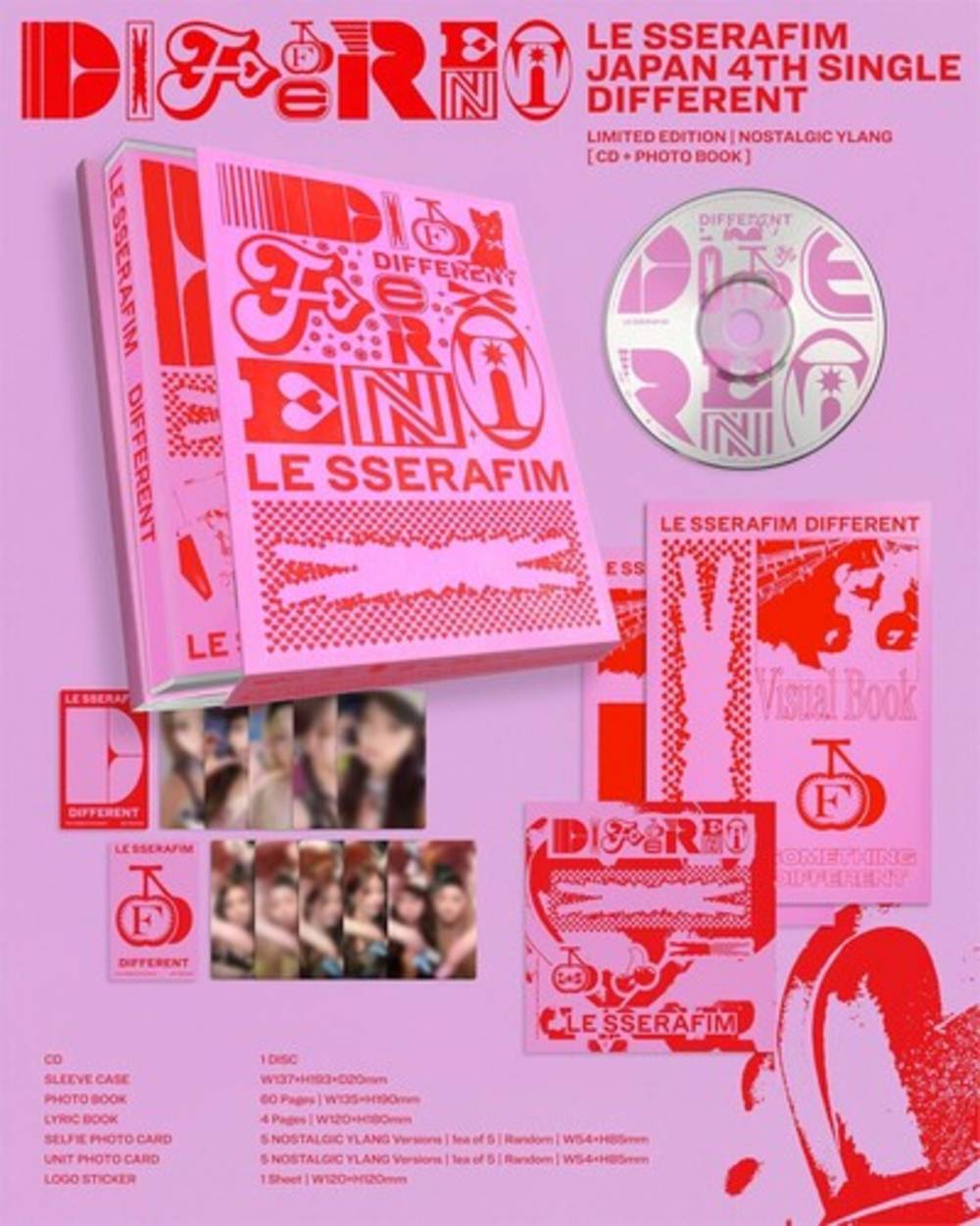 LE SSERAFIM - Different [CD]