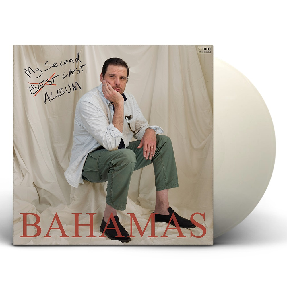 the album cover for Bahamas - My Second Last Album [Indie Exclusive Marshmallow LP]