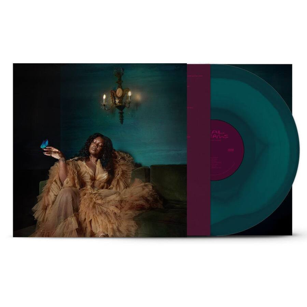 the album cover for Yazmin Lacey - Teal Dreams