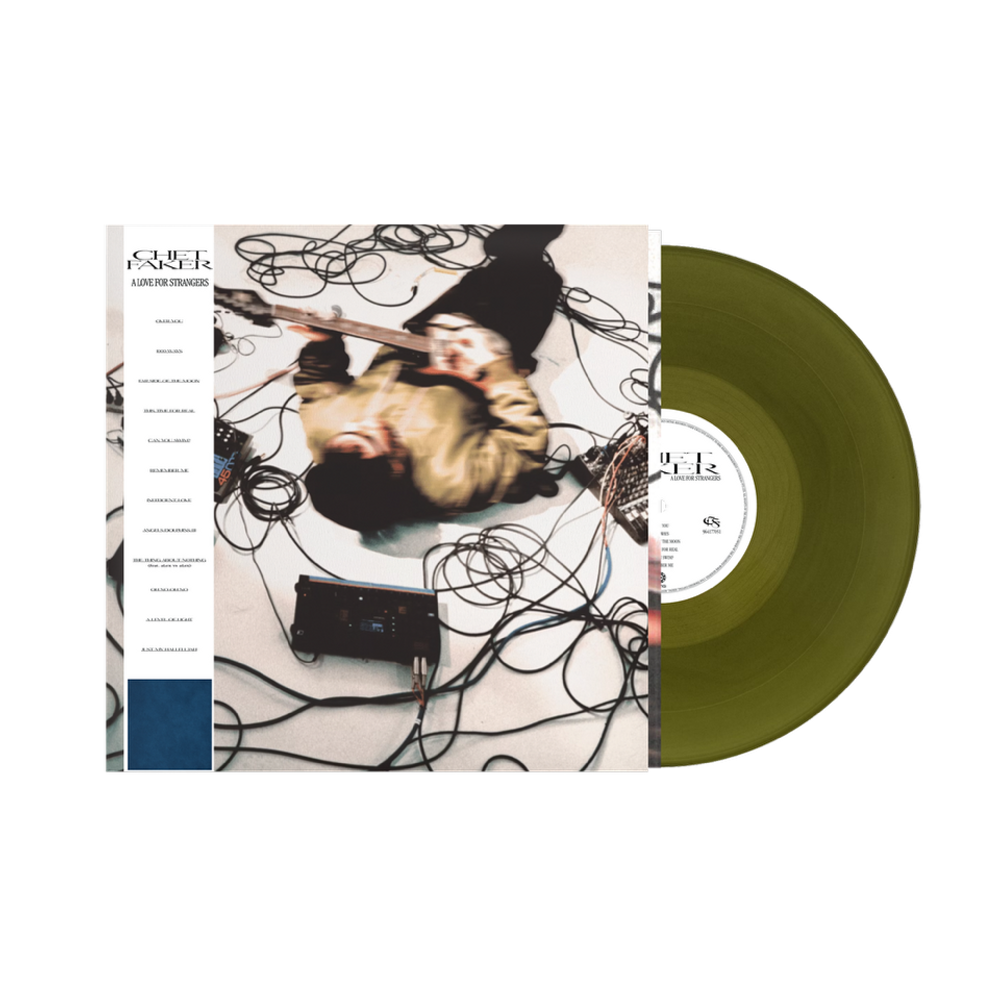 the album cover for Chet Faker - Love For Strangers [Colored Vinyl] (Grn) [Limited Edition] [Indie Exclusive]