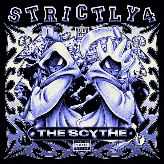 the album cover for Denzel Curry - Strictly 4 The Scythe [Transparent Violet Limited Edition 1st Pressing]