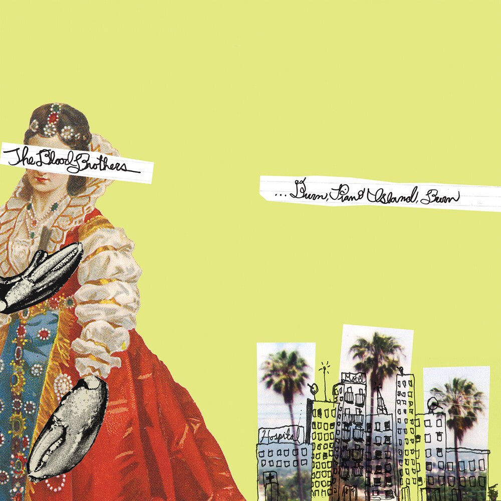 Blood Brothers - Burn, Piano Island, Burn: Collectors Edition [Limited Edition Yellow w/Pink and Black Splatter LP+7in]