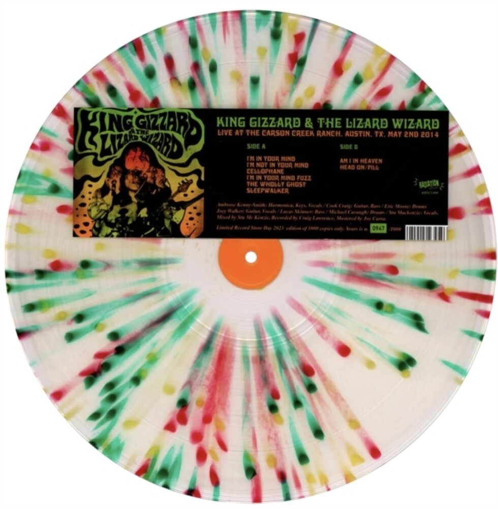 King Gizzard & The Lizard Wizard - Live At The Carson Creek Ranch Austin Tx May 2nd [LP]