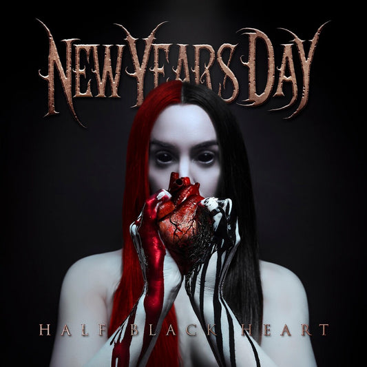 New Years Day - Half Black Heart [Opaque Silver LP]