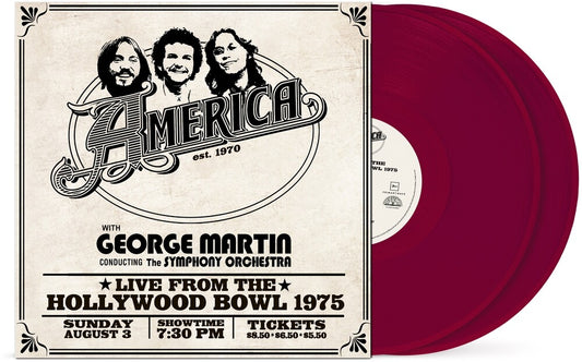America - Live From The Hollywood Bowl 1975 [Ruby Red 2 LP]