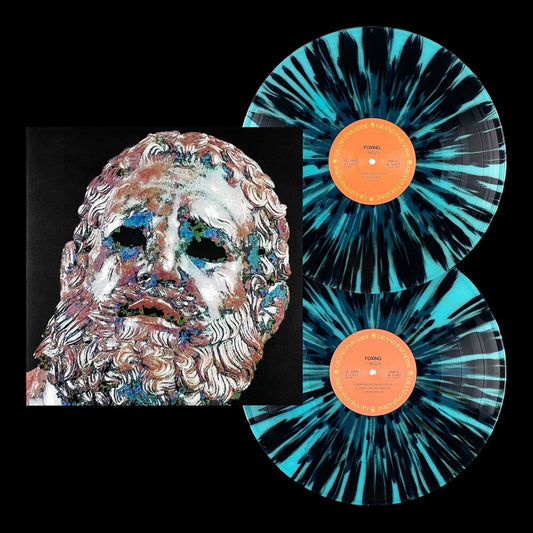Foxing - Foxing - Ice Blue With Black Splatter (Blk) (Blue) [LP]