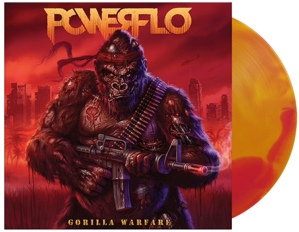 Powerflo - Gorilla Warfare [Colored Vinyl] (Red) (Ylw) [Indie Exclusive]