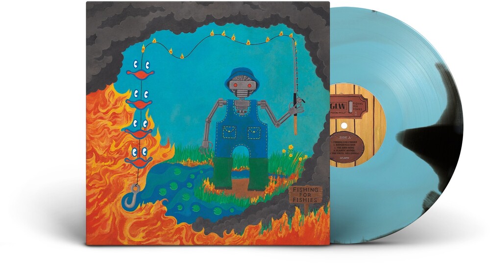 King Gizzard & The Lizard Wizard - Fishing For Fishies (Oil Spill Edition) [sky blue & seaweed green LP]