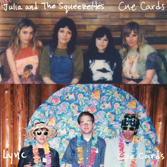Julia & The Squeezettes & Lync - Cue Cards (Blue) [LP]