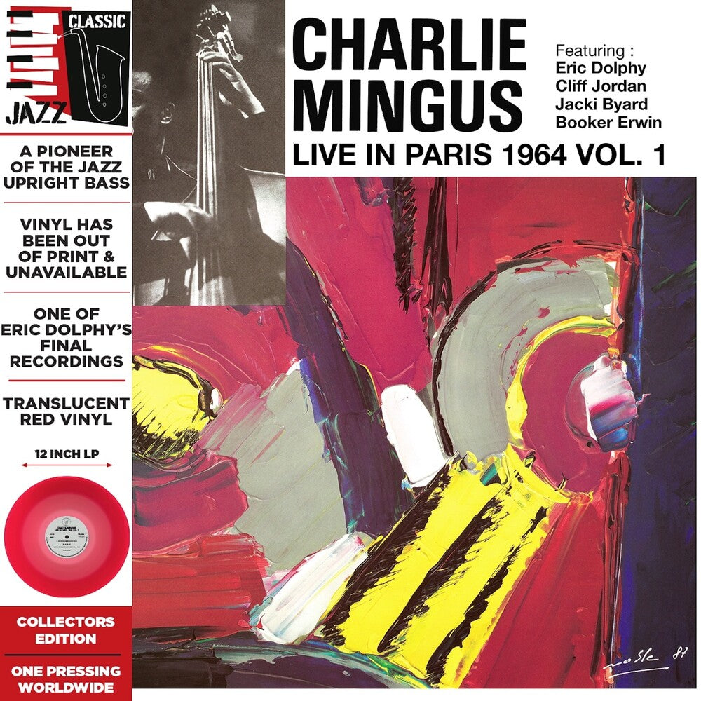Charlie Mingus - Live In Paris 1964 Vol. 1 [Colored Vinyl] [Deluxe] [Limited Edition] (Red)