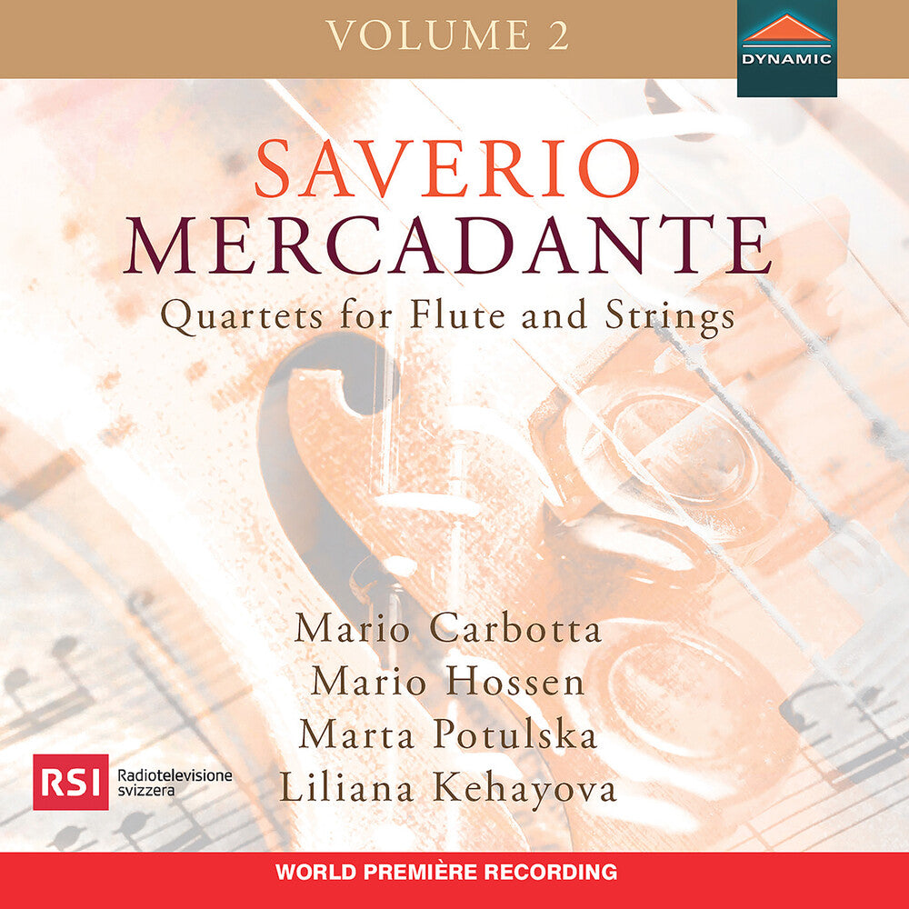 Carbotta / Hossen - Saverio Mercadante Quartets For Flute & Strings [CD]