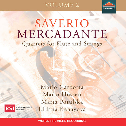 Carbotta / Hossen - Saverio Mercadante Quartets For Flute & Strings [CD]