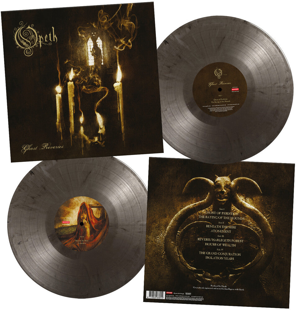 Opeth - Ghost Reveries - Limited 180-Gram Black & Silver Marble Colored Vinyl with Poster [LP]