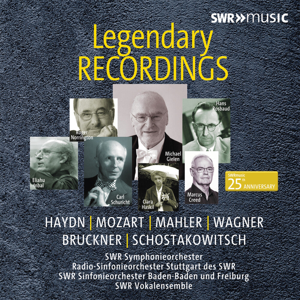 CLARA HASKIL - Legendary Recordings - Swrmusic 25th Anniversary [CD]