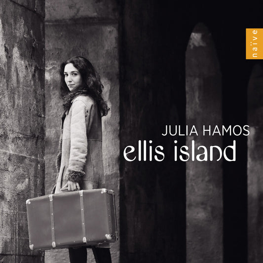 the album cover for Julia Hamos - Ellis Island