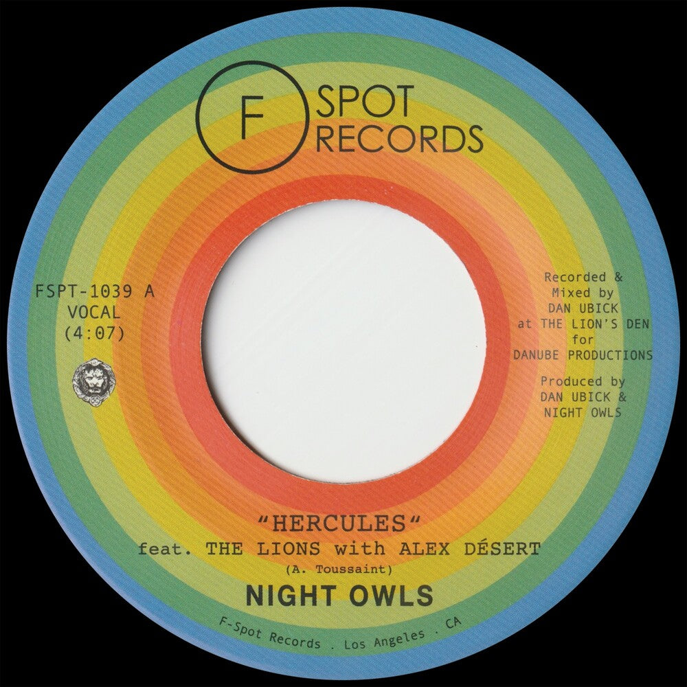 Night Owls - Hercules (feat. Alex Desert & The Lions) b/w Tell It Like It Is (feat. Asdru Sierra) [LP]