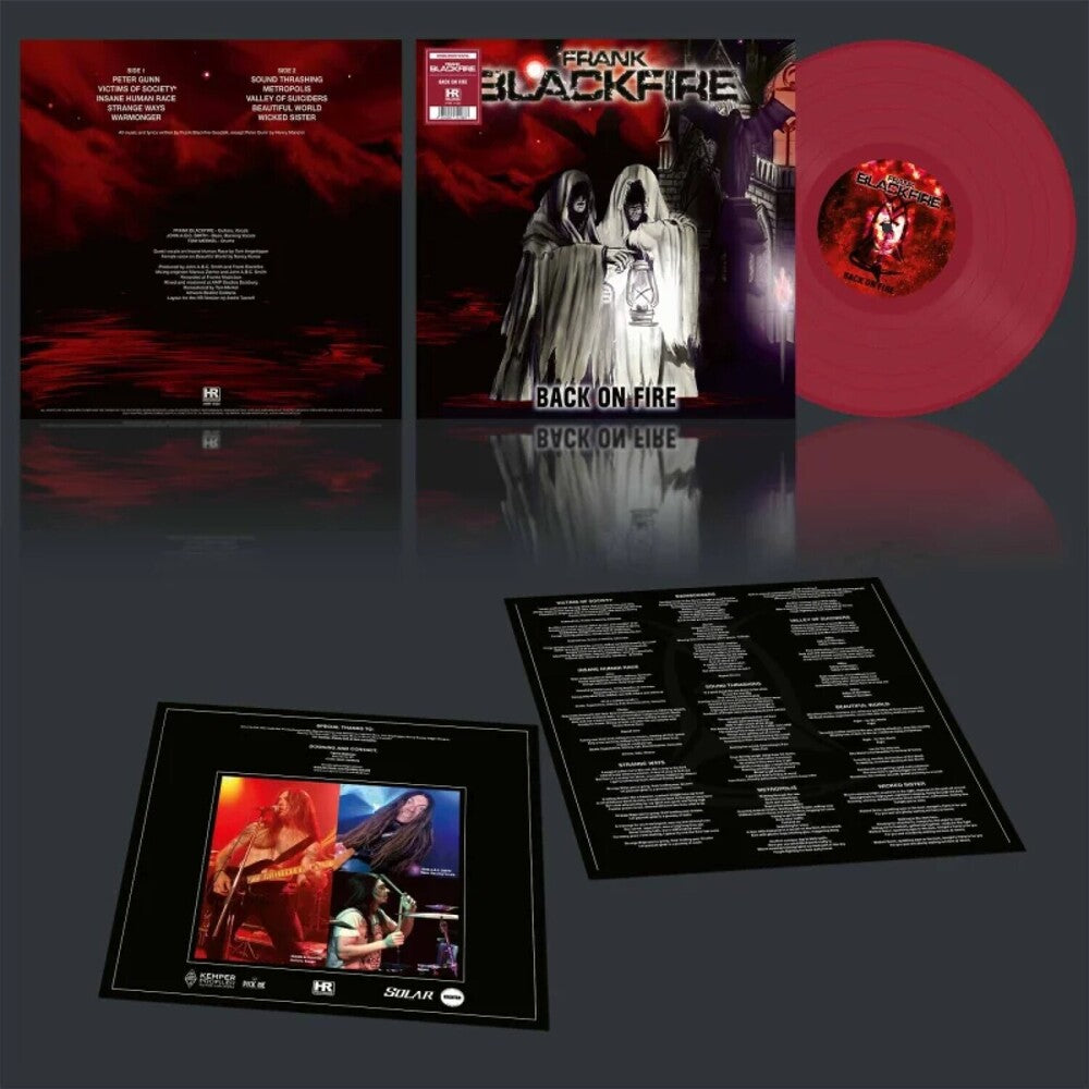 Frank Blackfire - Back On Fire [Colored Vinyl] (Red)