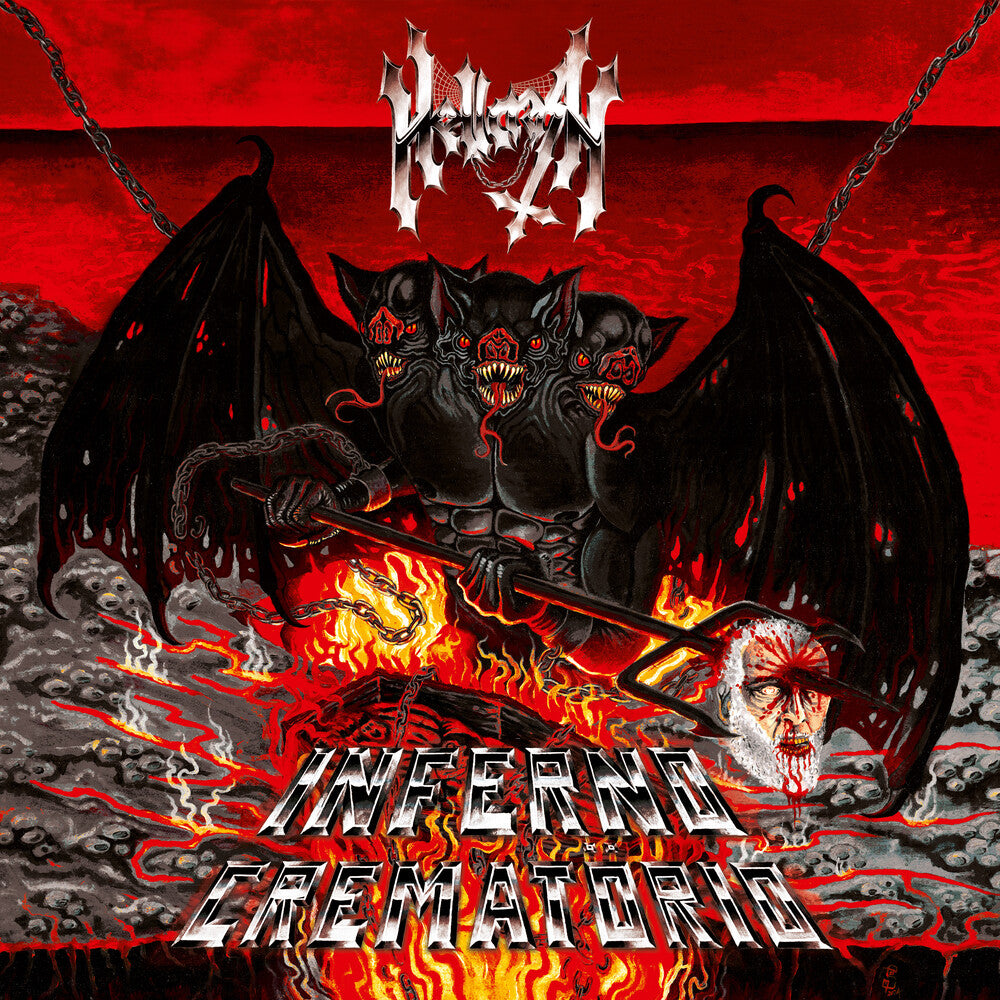 the album cover for Hellcrash - Inferno Crematorio