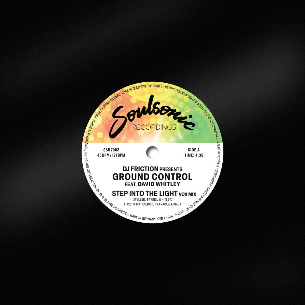 Dj Friction Presents Ground Control - Step Into The Light (Frpm) [LP]