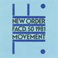 the album cover for New Order - Movement (Hol)