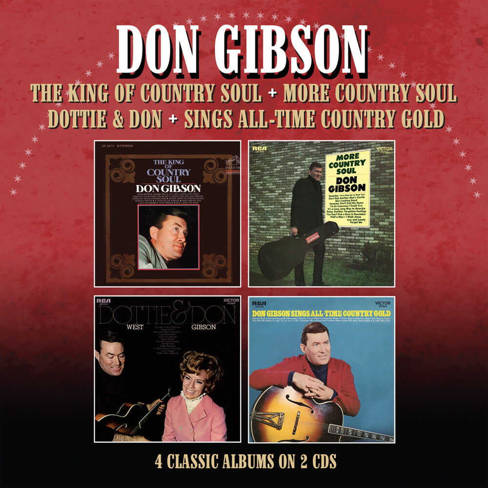 Don Gibson - King Of Country Soul / More Country Soul / Dottie [CD]